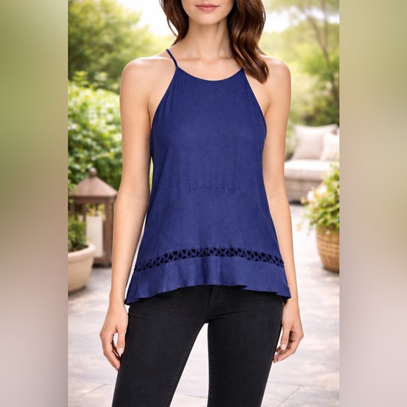 Ella Moss Tops - ELLA MOSS STELLA OPEN STITCH TOP